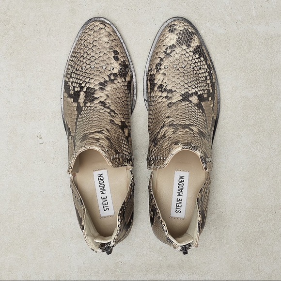 Steve Madden Conspire Natural Snake Bootie - Picture 7 of 7